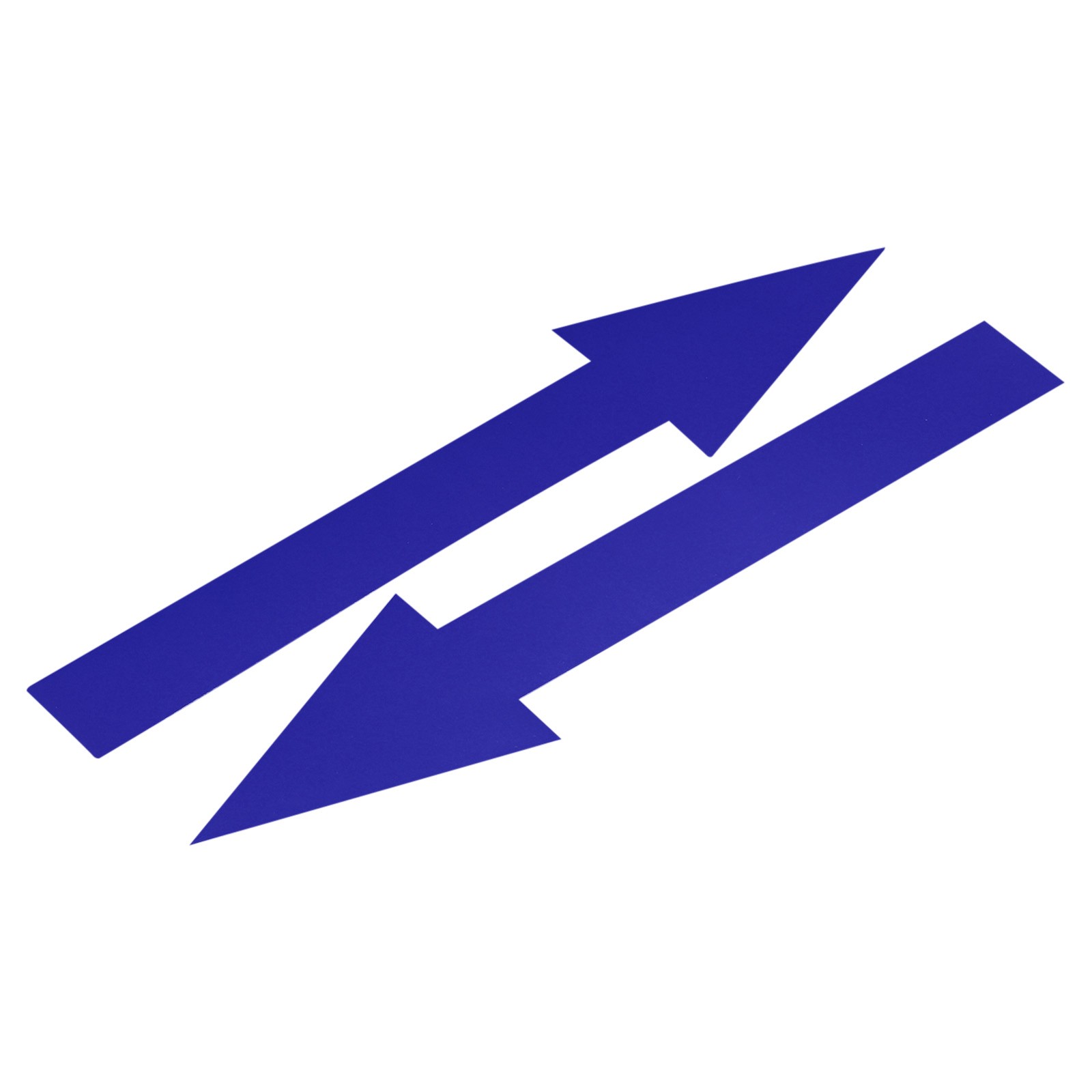 15Pc Arrow Sticker 20×2.5cm PVC Self Adhesive Waterproof Sign Dark Blue