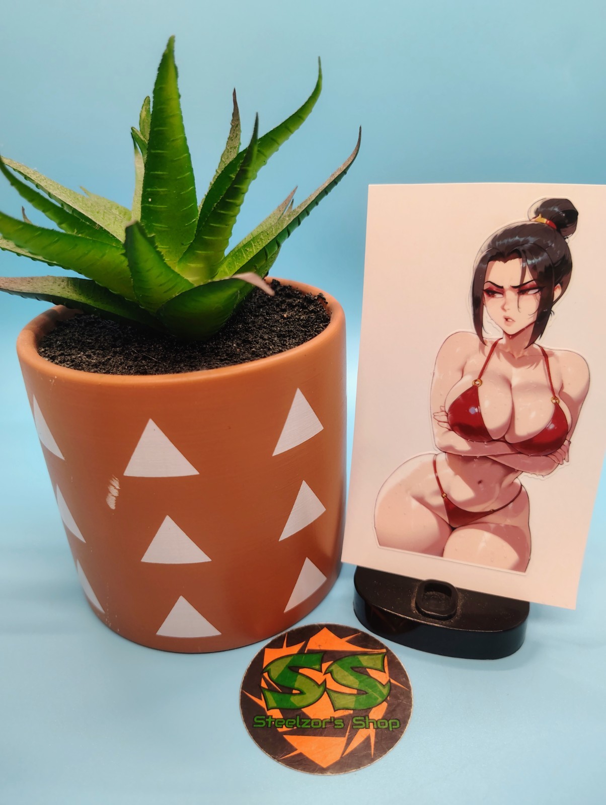 (4.5 Inches) Lewd Anime Girl – Azula (Bikini) – Water-Resistant Vinyl Sticker