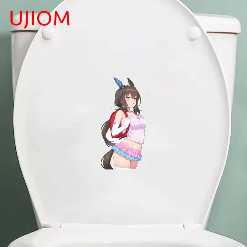 UJIOM Lovely For Pretty Derby Girl Wall Sticker Artistic Fashionable Catching