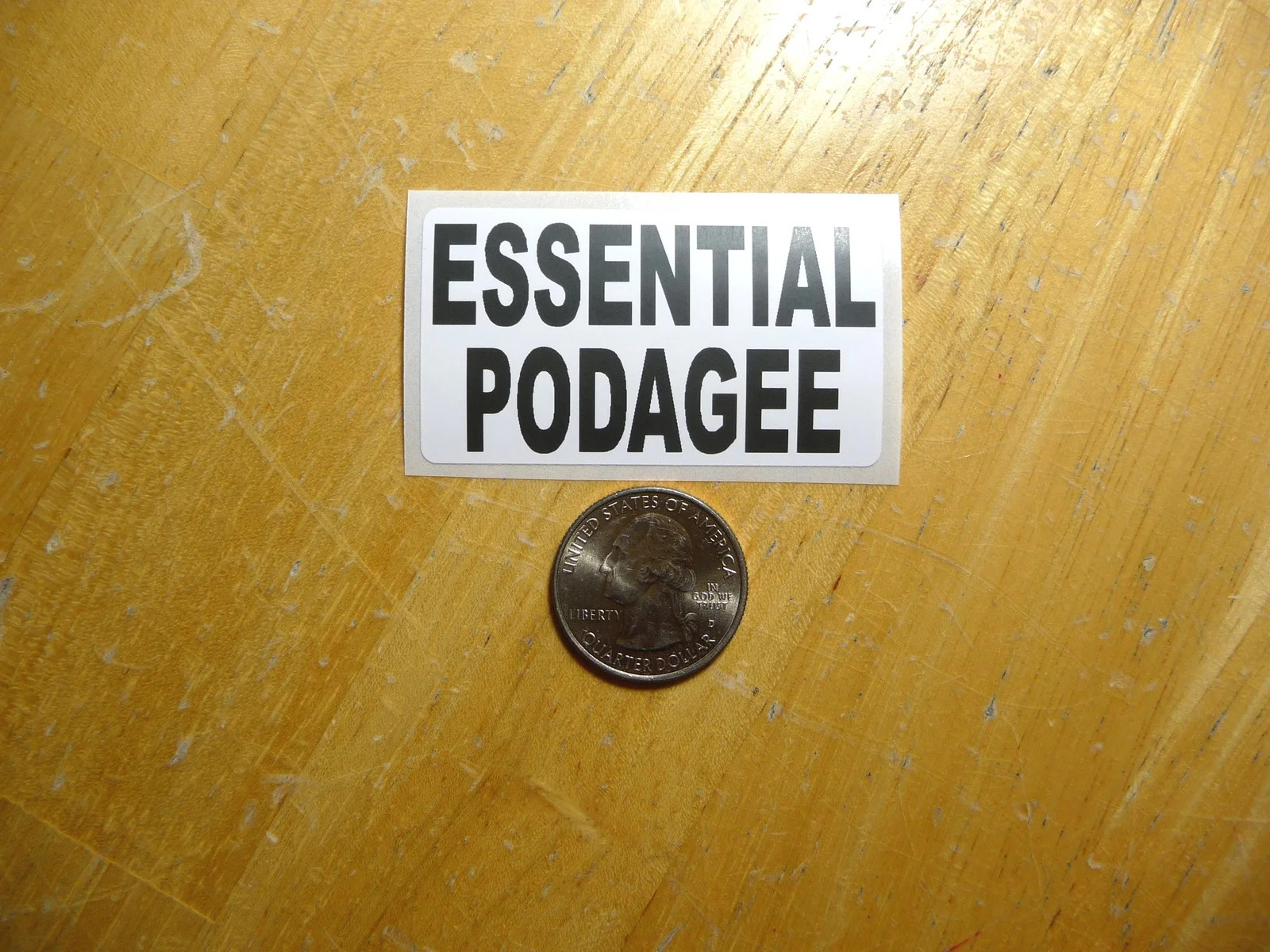 ESSENTIAL PODAGEE STICKER DECAL 1 – 50 BULK PACK FUNNY HAWAII PIGIN