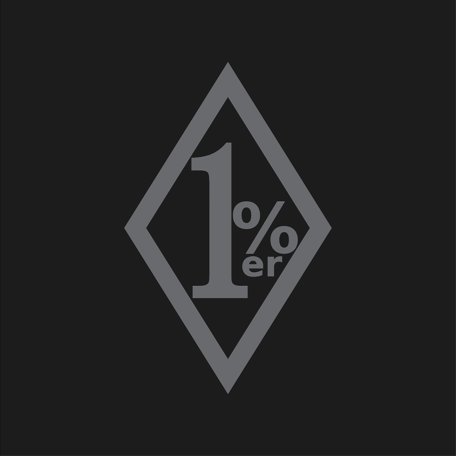 1%er One Percent Outlaw motorcycle club Biker Vinyl Sticker Decal Free Shipping