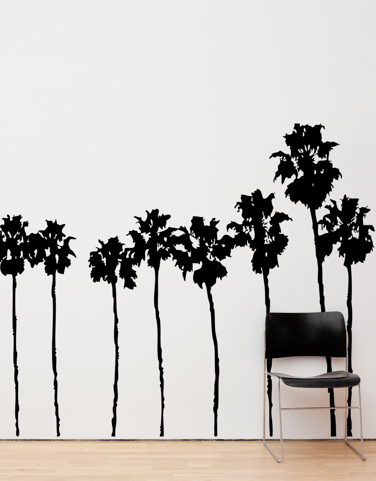 SoCal Roll of Palm Trees Wall Decal. LA, California Palm Trees. #169