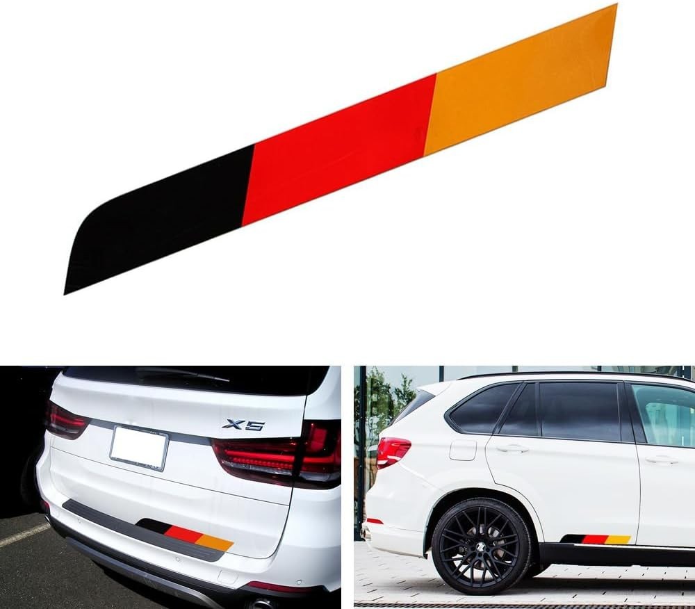 High-Quality 17×2-Inch Reflective Flag Stripe for Car Customization