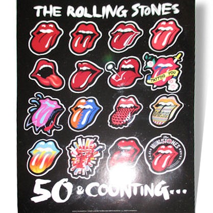 Rolling Stones Sticker Set