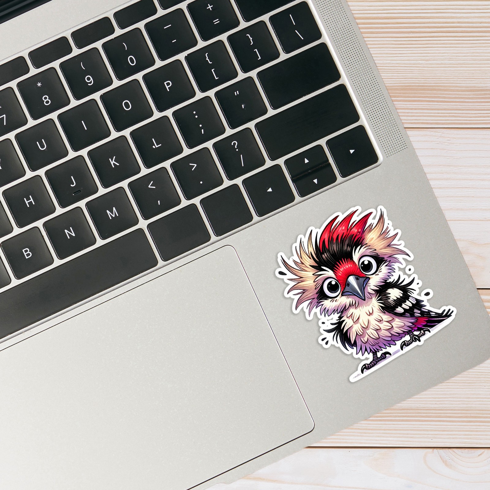 Cartoon Woodpecker – Vinyl Decal Sticker – Car Window Laptop – #309