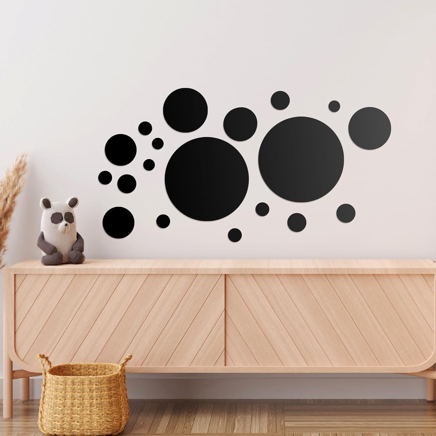Versatile 32-Piece Acrylic Mirror Wall Decal Set – Modern Home Beautification