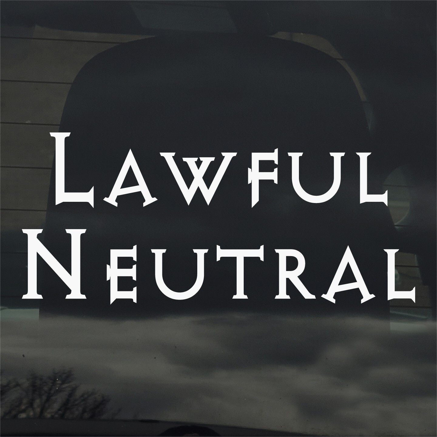 Lawful Neutral Alignment Vinyl Sticker Decal RPG TTRPG Gaming Role Play