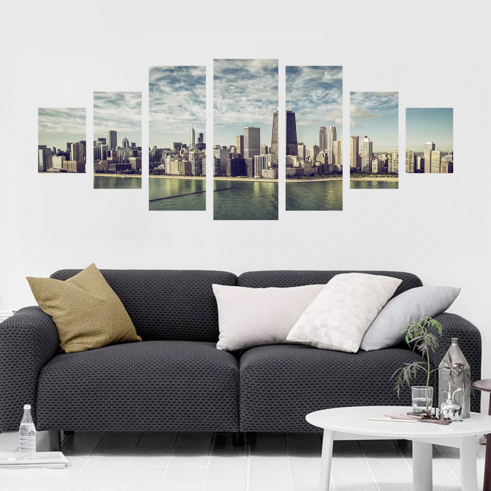 3D City River 6457 Unframed Print Wall Paper Decal Wall Deco Indoor AJ Wall