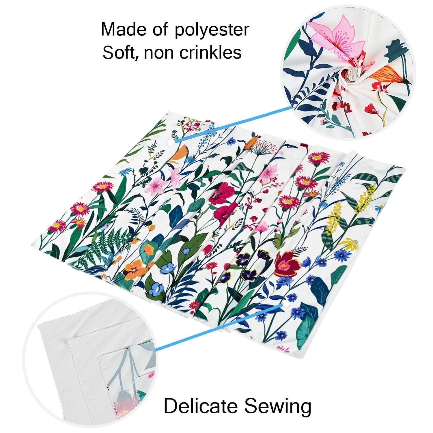 RosieLily Floral Wall Tapestry, Colorful Wildflower Nature Wall Hanging, Bota…