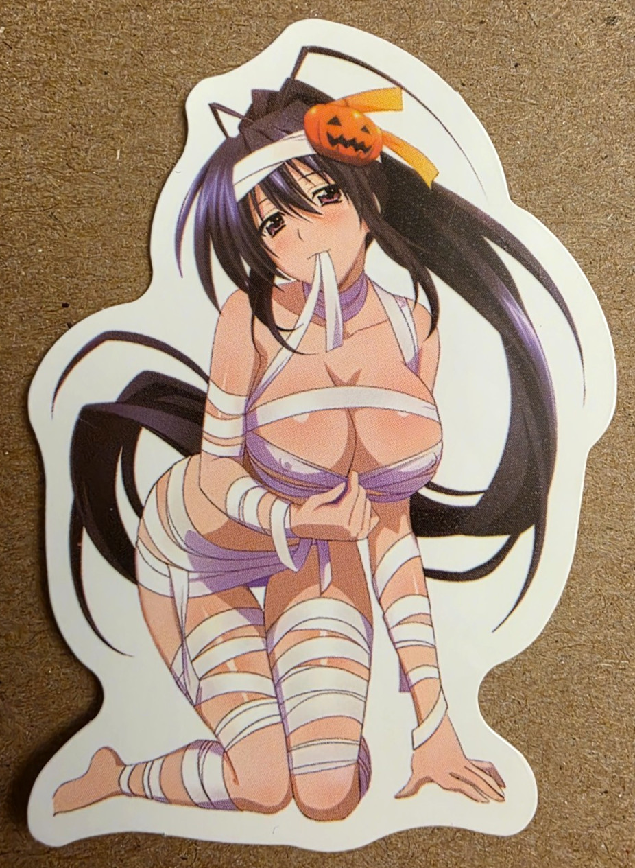 Halloween Sticker Girl Mummy Monstergirl Monster Vampire Witch Waifu Anime Manga
