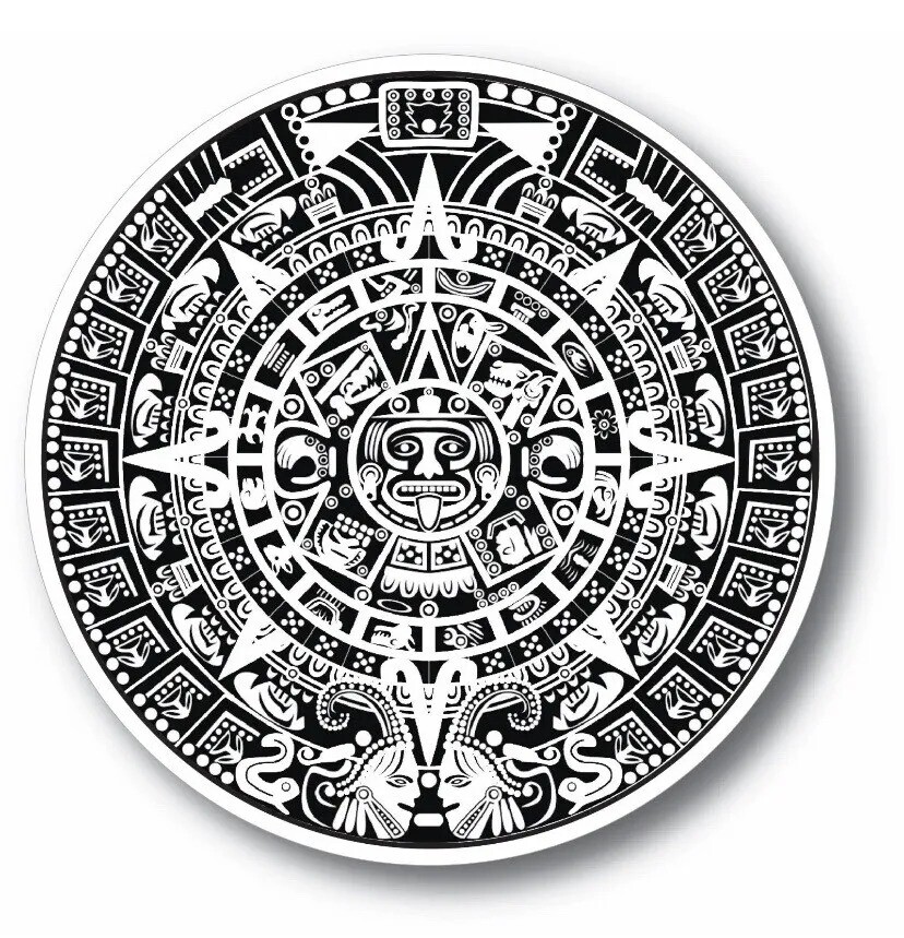 Maya Mayan Calendar Sticker Decal