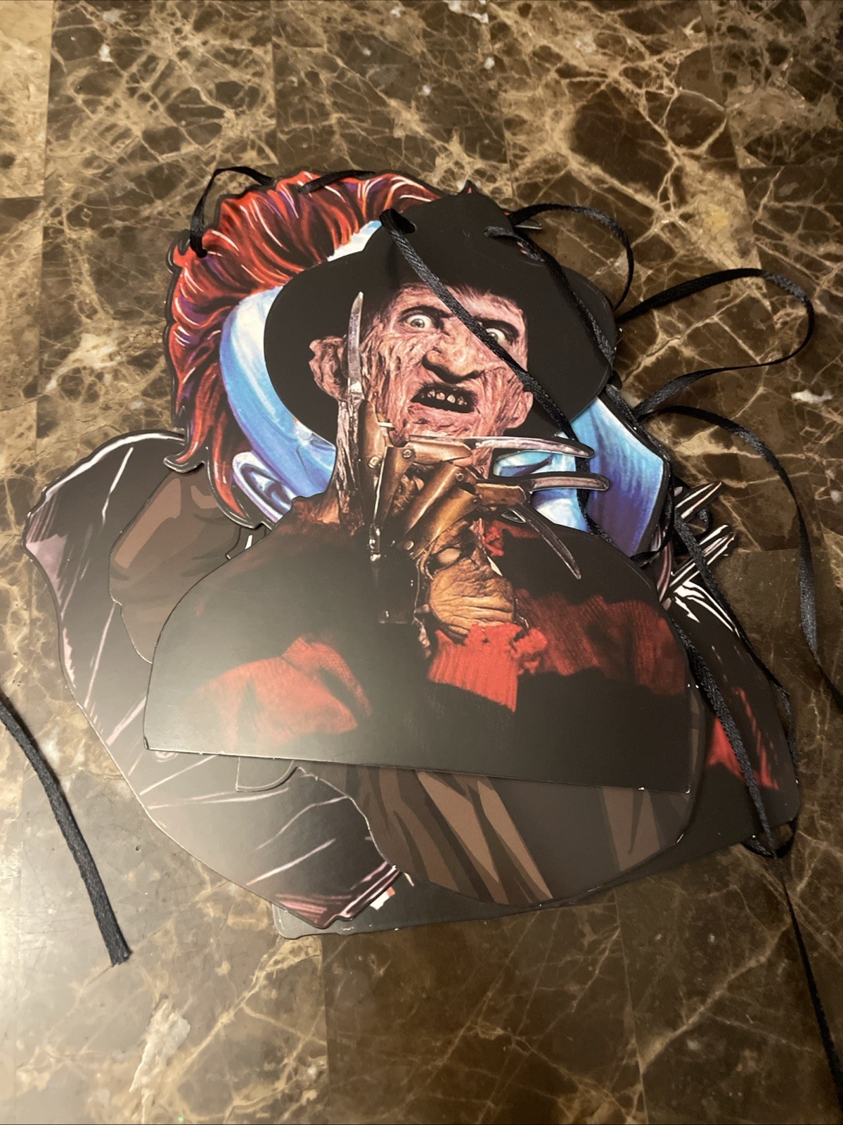 Friends Horror Movie Characters Halloween Party Decor 6.5in W X 10.5 Ft -Qty 4
