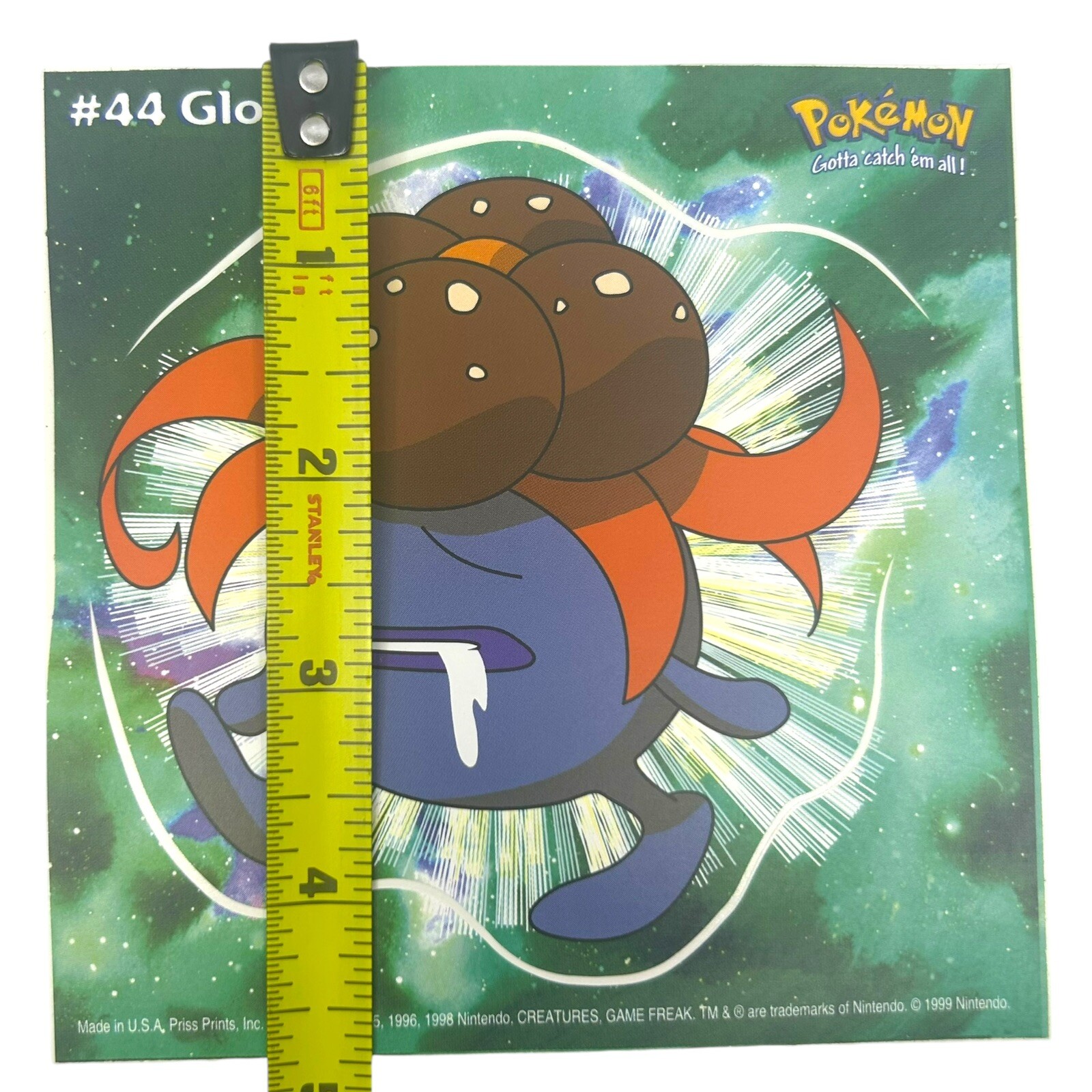 Pokemon Collect ’em Stick-Ups Gloom #44 Large 4” Sticker Priss Prints