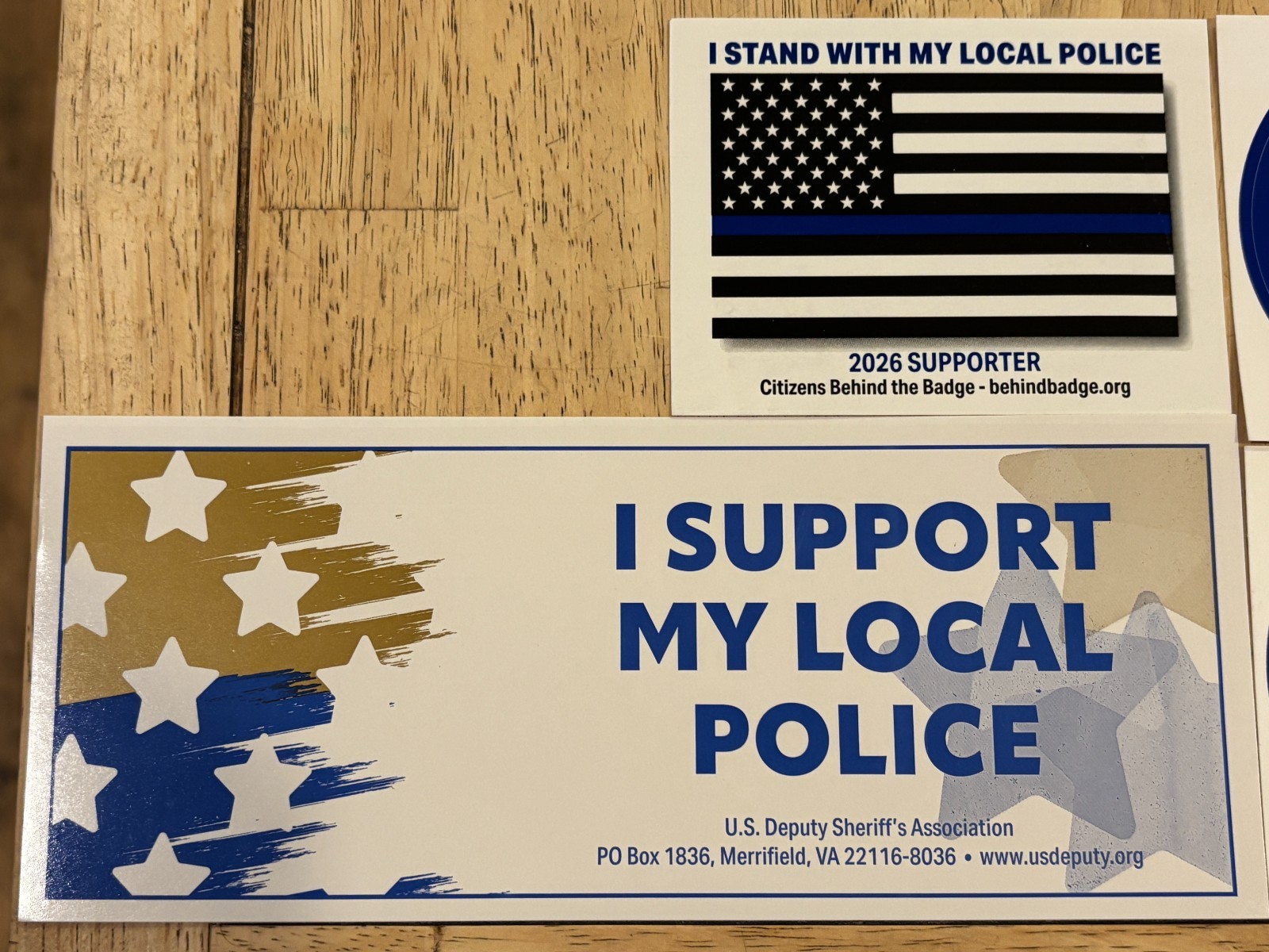 Idaho Sheriff's Association & Law Enforcement Police Support Bumper Stickers