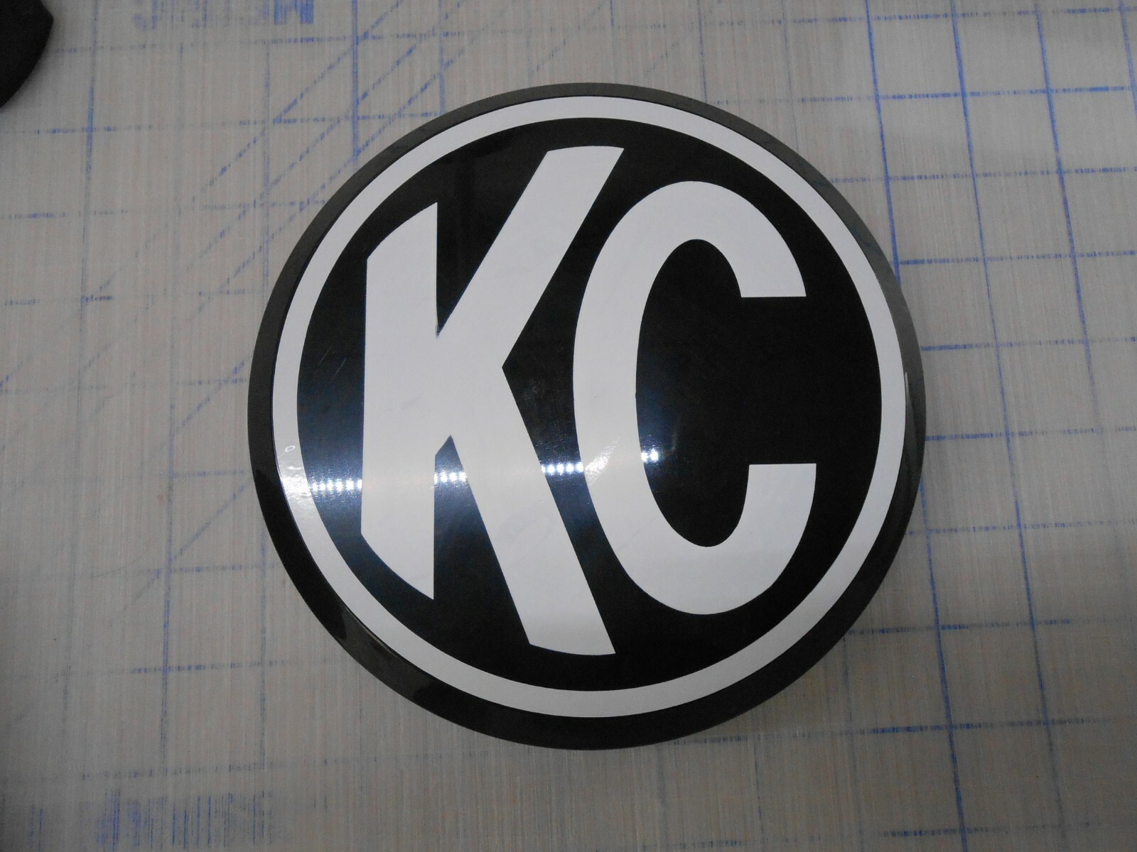KC HiLiTES 6" Daylighter Slimlite HID LED Light Cover Overlay Circle Sticker