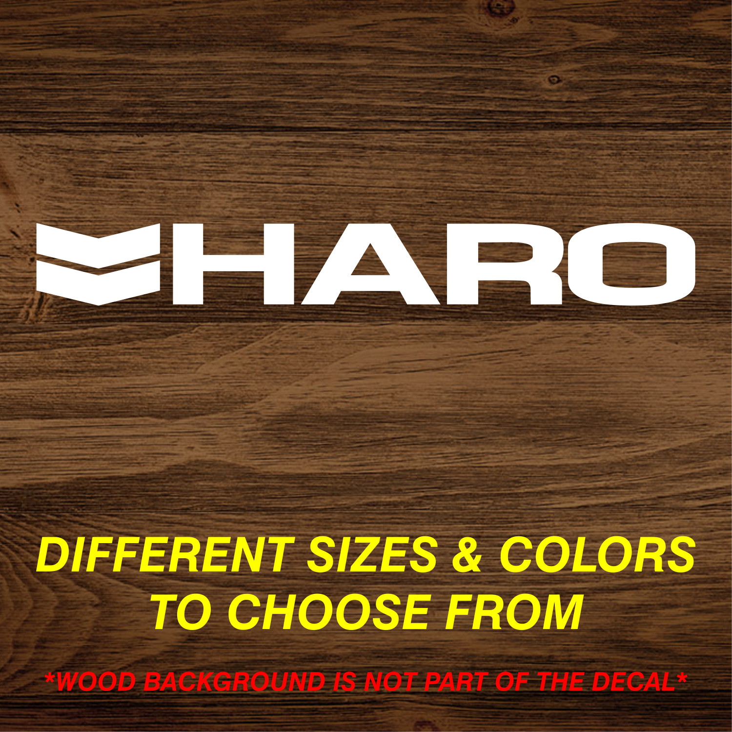 Haro Bikes Vinyl Decal Sticker Many Sizes Colors Free Shipping VBMX