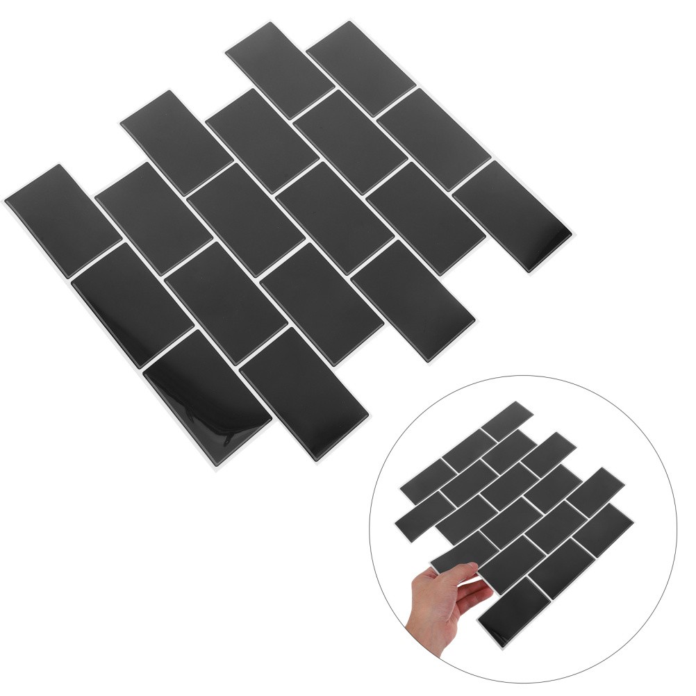 6 Pcs Countertop Splash Guard Sticker Kitchen Backsplash Stickers