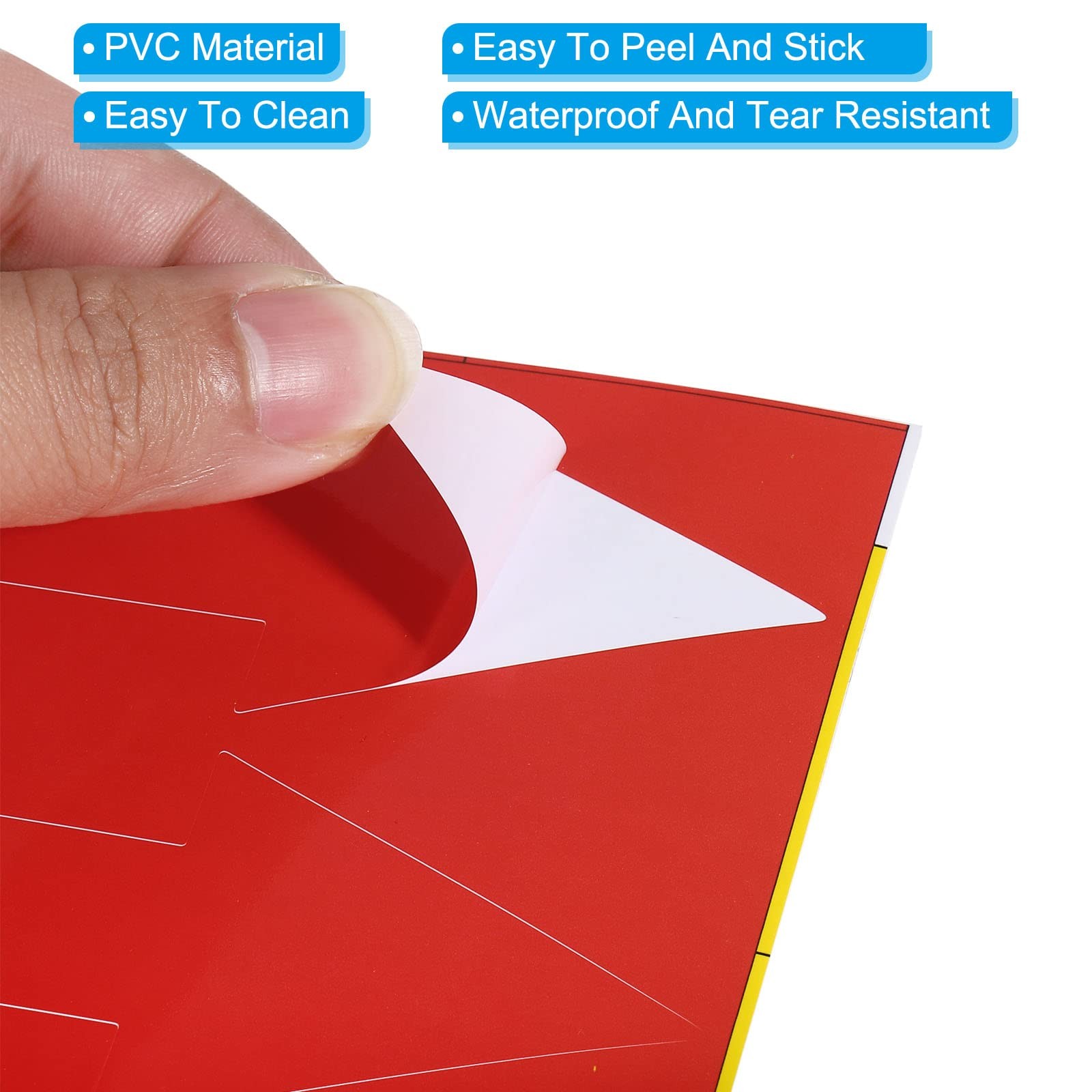 6"x2" Arrow Sticker, 12 Pack PVC Removable Self Adhesive Waterproof Floor Dec…