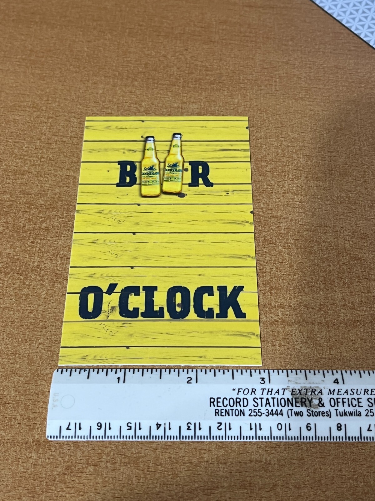 Land Shark Lagar beer sticker decal switch plate beer fridge cooler