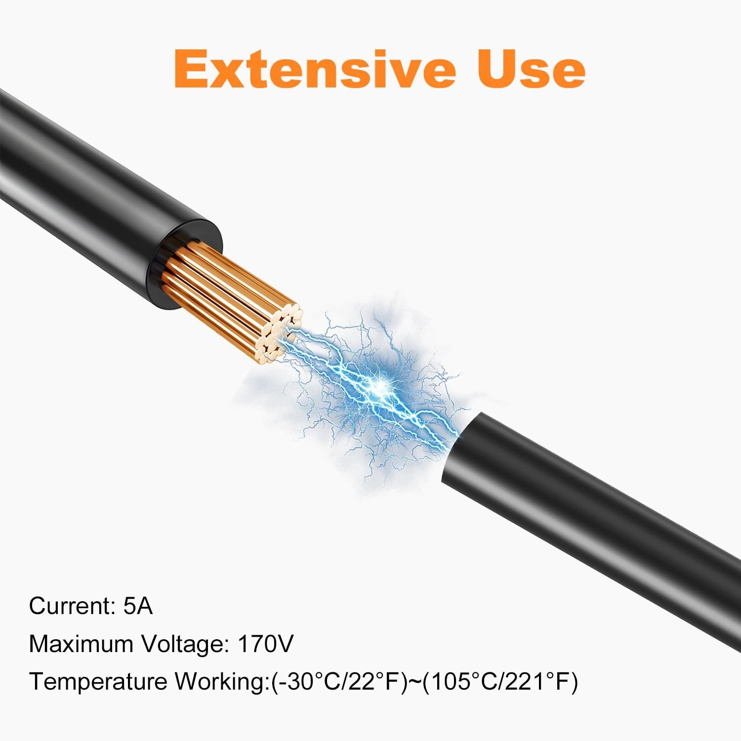 12/2 Low Voltage Landscape Wire 250FT Outdoor Landscape Lighting Cable 12 Gauge