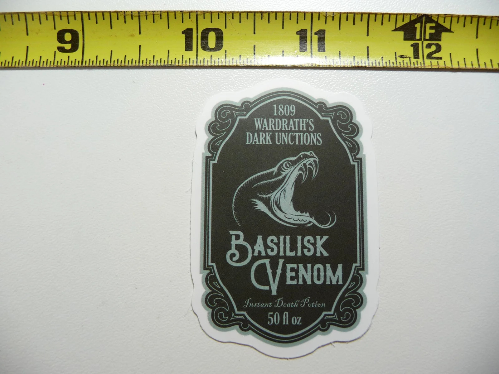 BASILISK SNAKE VENOM SMALL STICKER DECAL WITCHCRAFT POTION SPELL WITCH GOTH