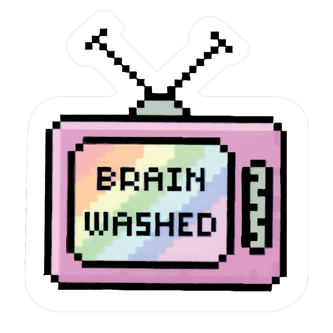 Brain Washed Sticker Decal