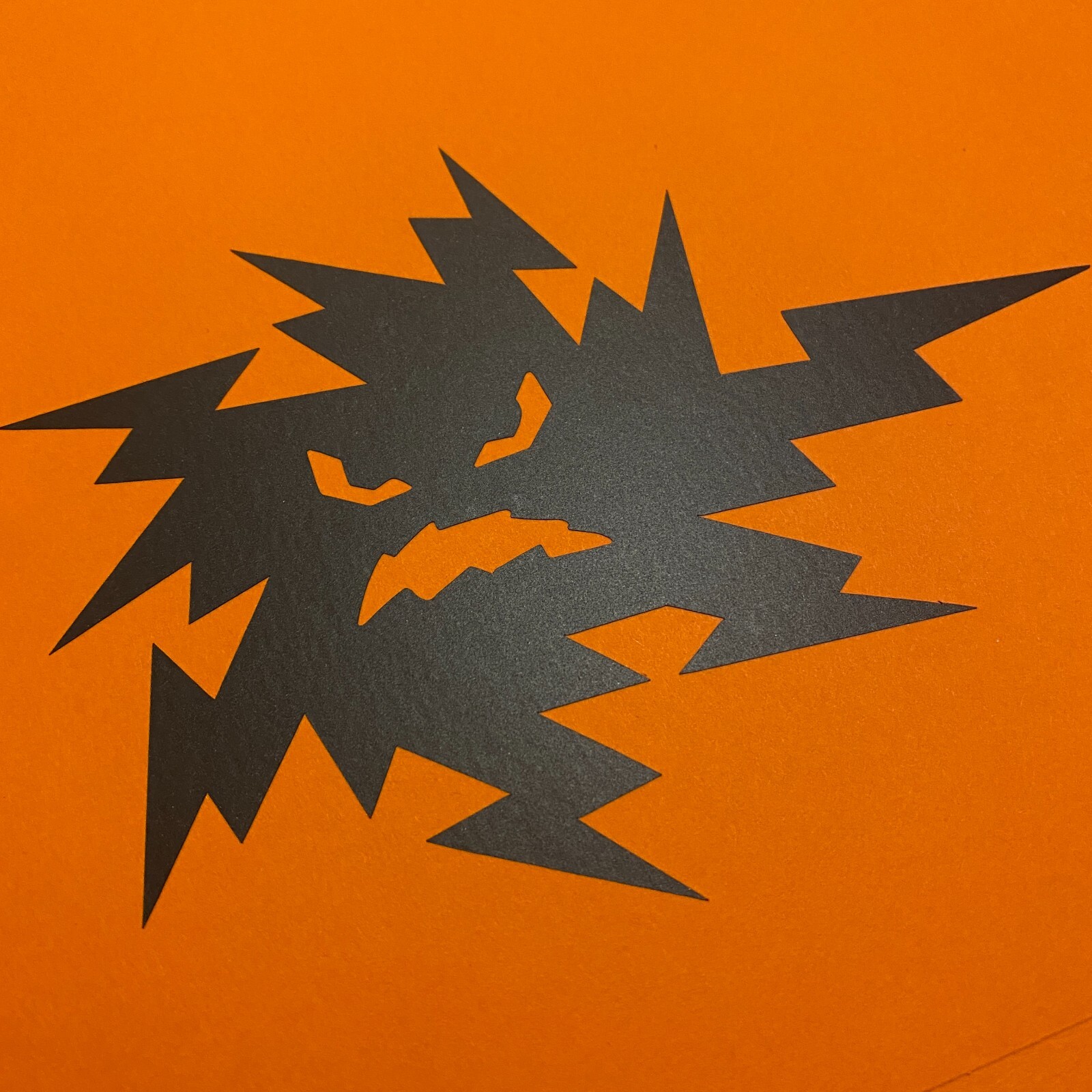 Vinyl Sticker – Mr. Ouch (Hazard Symbol Mascot, High Voltage)