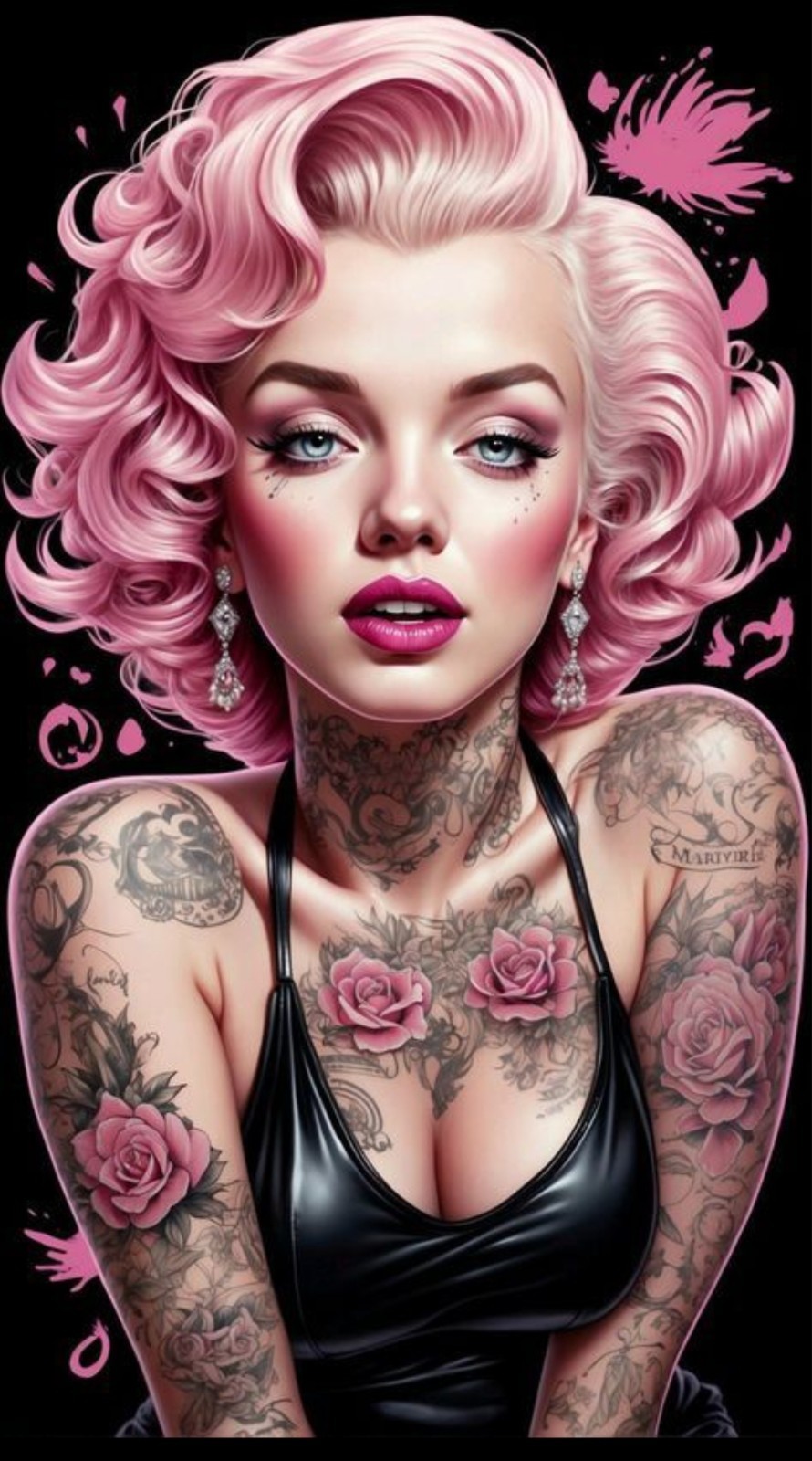 MARILYN MONROE VYNIL DIE-CUT STICKER 3X2