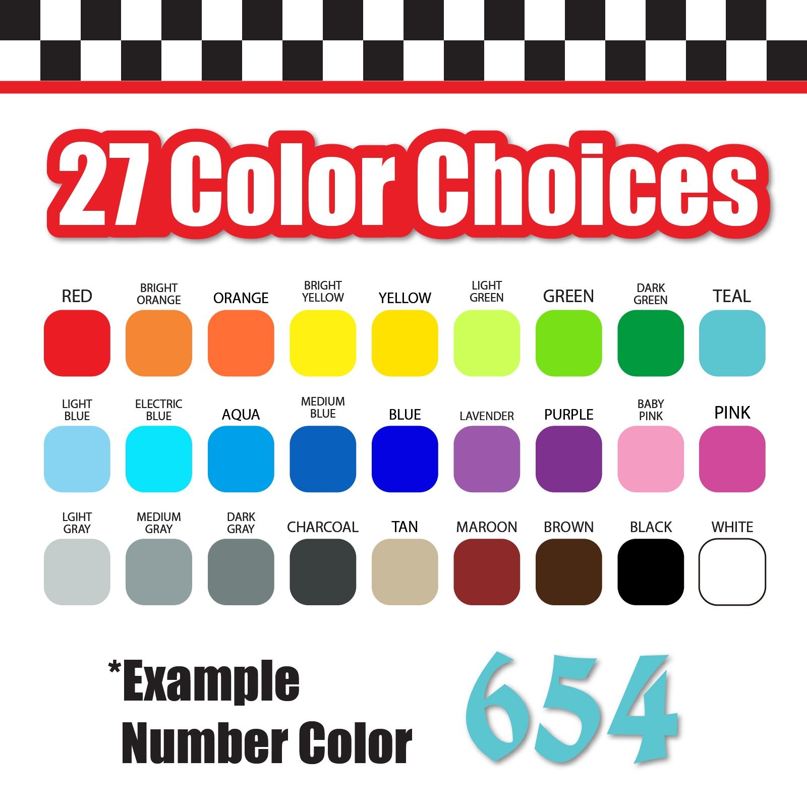 3x 3 Digit Custom Single Number Sticker Decal Locker Door Mailbox UnifrakturCook