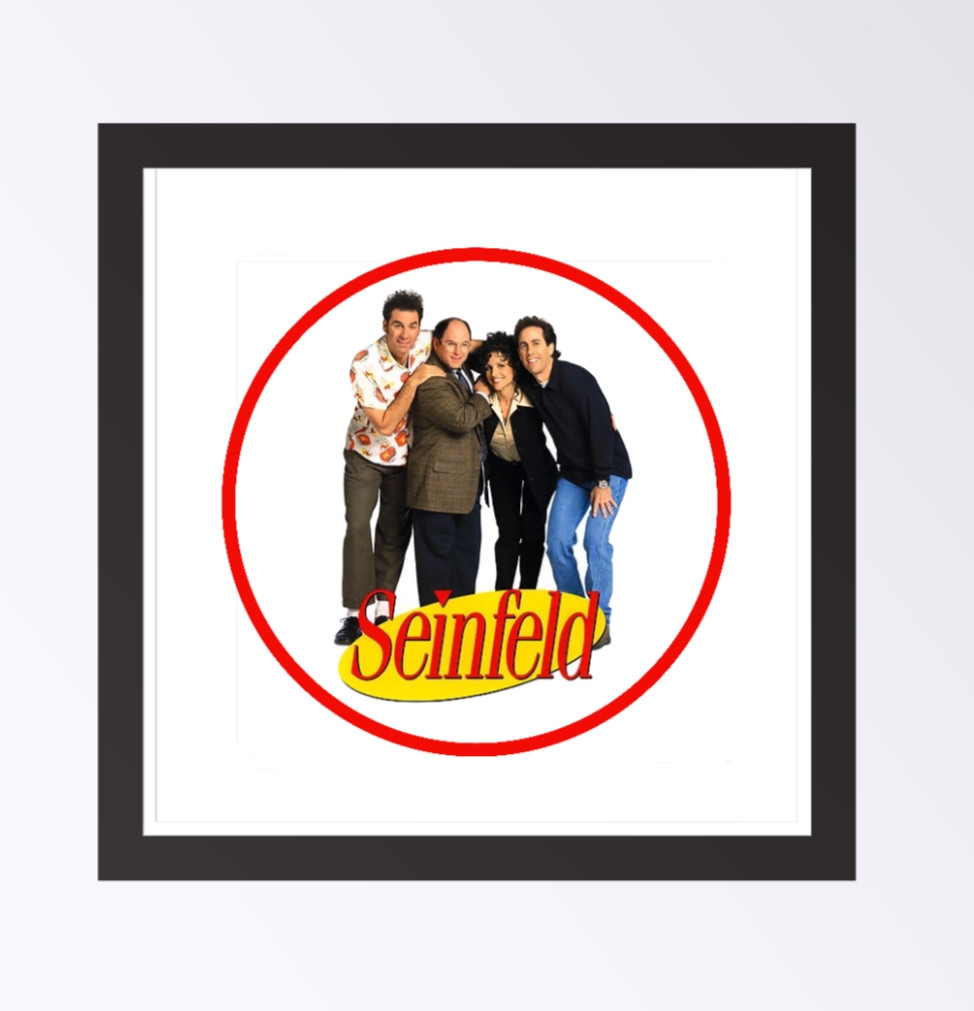 Seinfeld 4" Vinyl Decal Sticker Handcrafted Laptop Decor Vehicle Cooler Tumbler