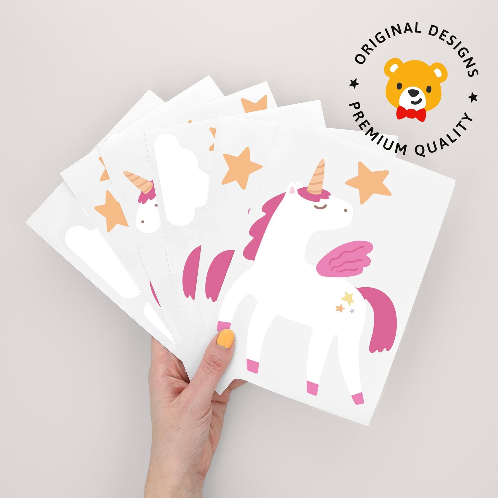 – Alicorn – Easy-to-Apply & Removable Wall Stickers: Transform Your Toddlers …