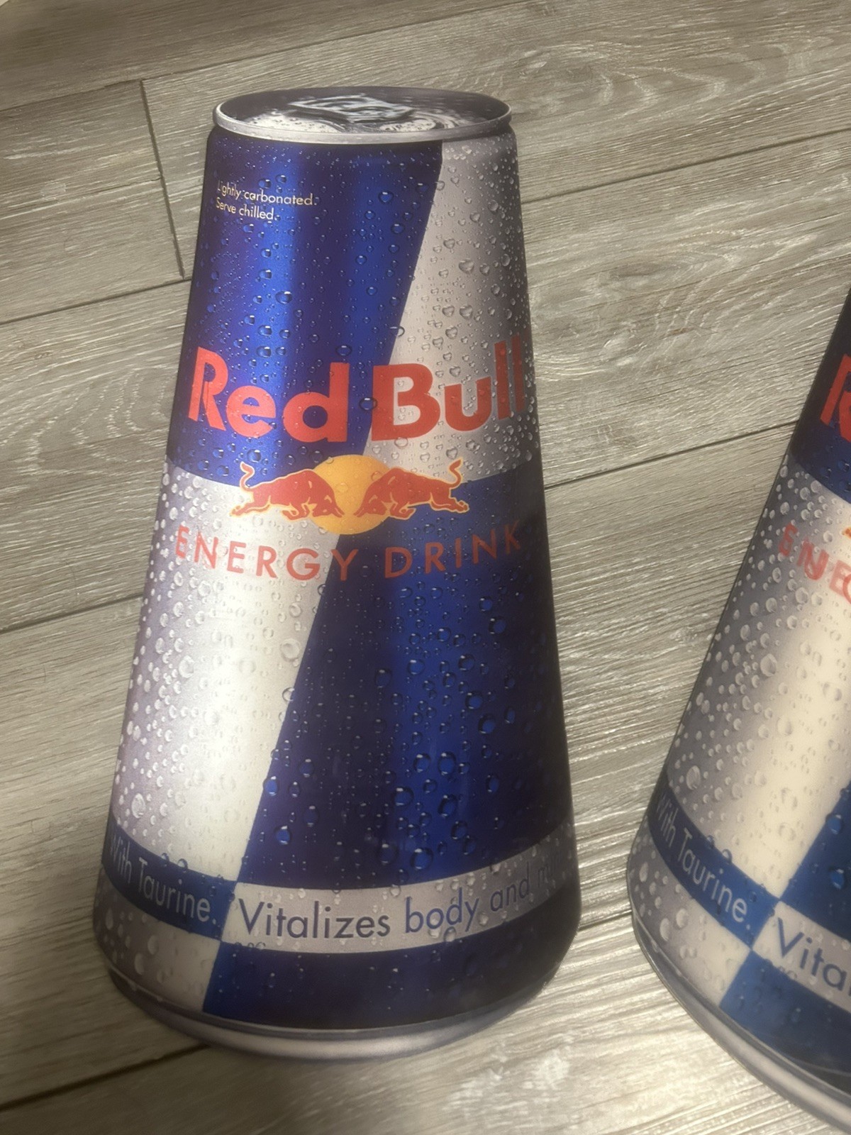 4 RedBull window can sticker decal , lenticular 2 sided 20" by 7” new
