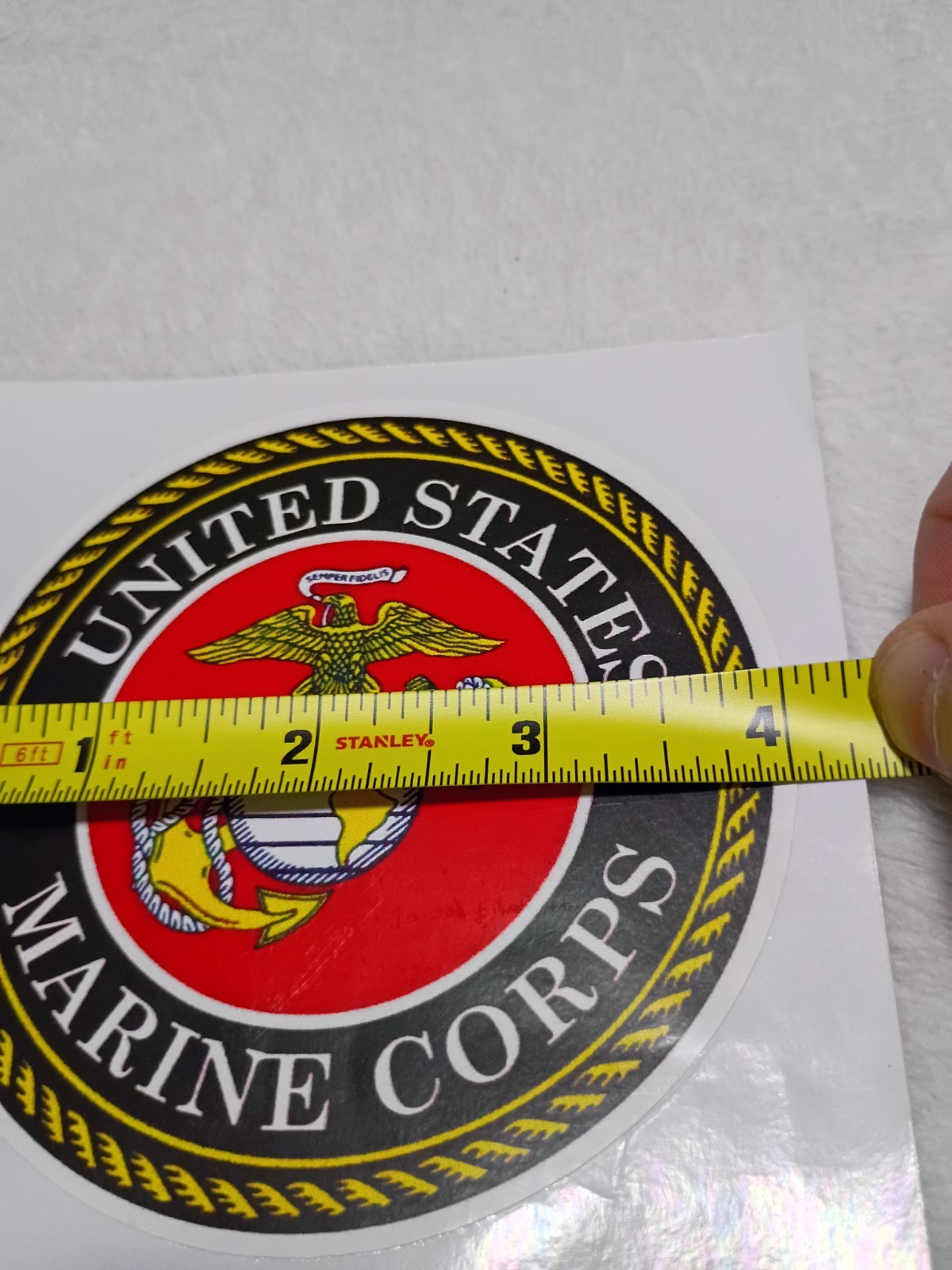 4" U.S. Marine Corps Car Decal/Sticker