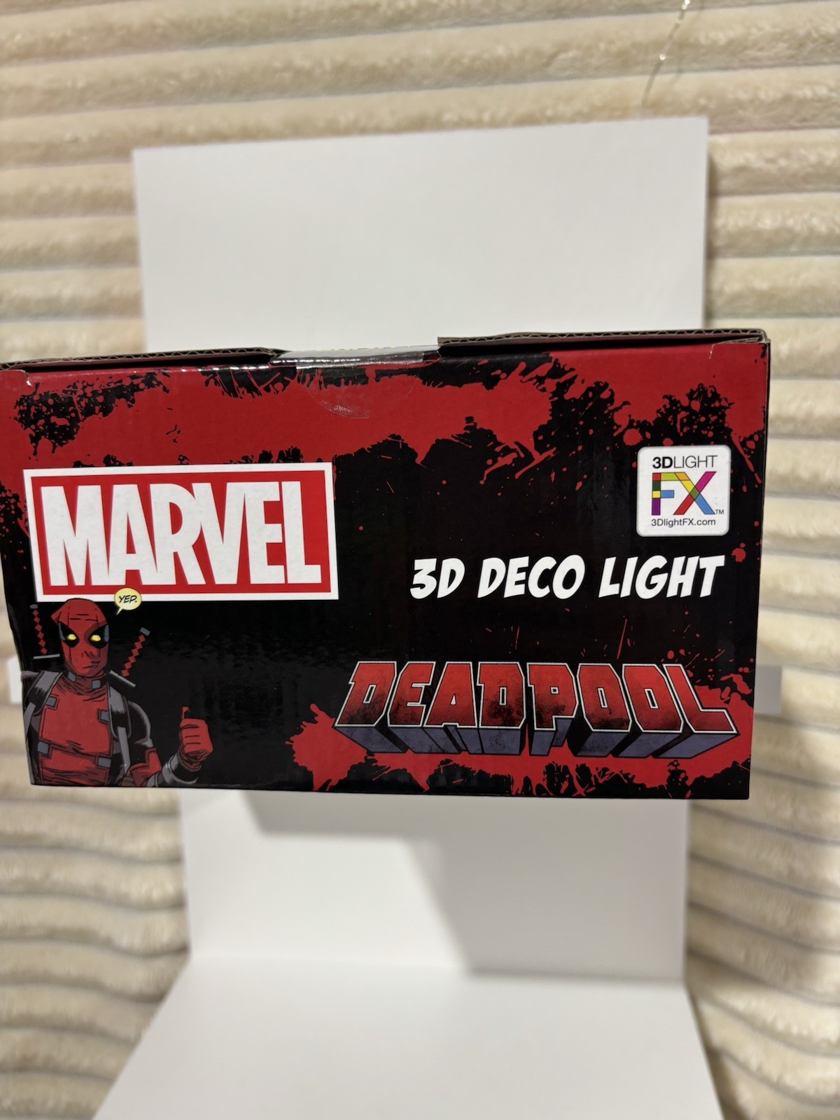 Deadpool 3D Deco Light LED Bulbs And Wall Sticker