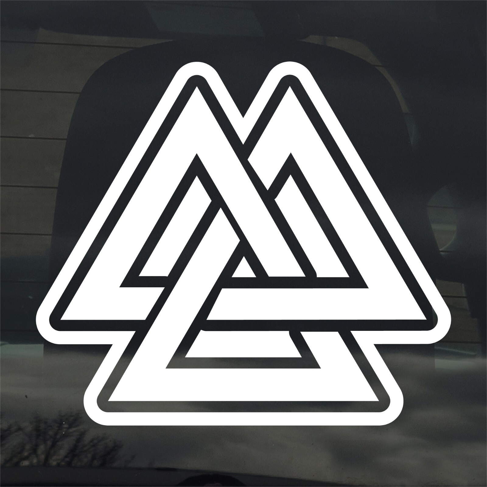 Valknut Viking Norse Symbol Custom Vinyl Sticker Decal Odin Thor Death Valhalla