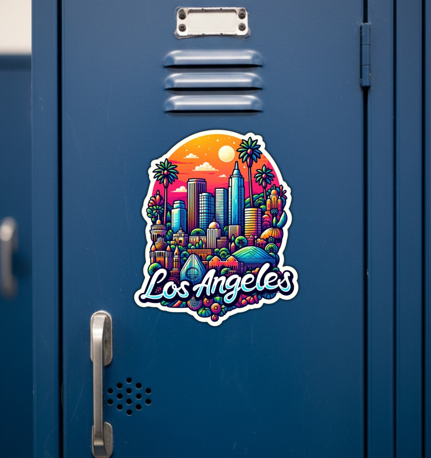 Los Angeles California Fridge Magnet or Laptop Sticker