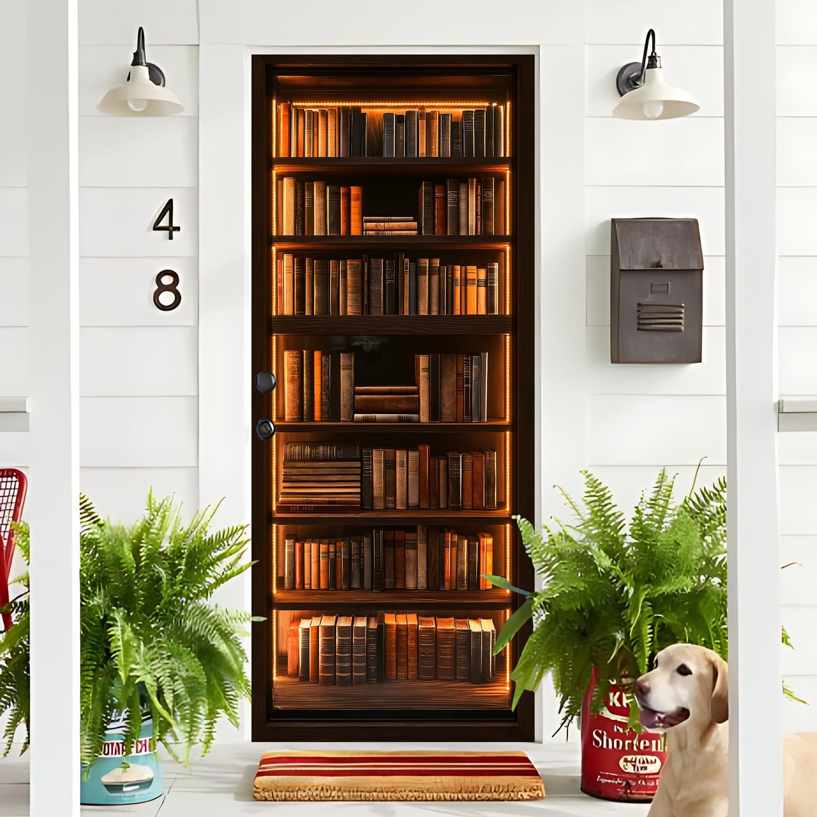 3D Door Decals Stickers Peel Stick Wall Murals Vinyl Wallpaper Self-Adhesive …