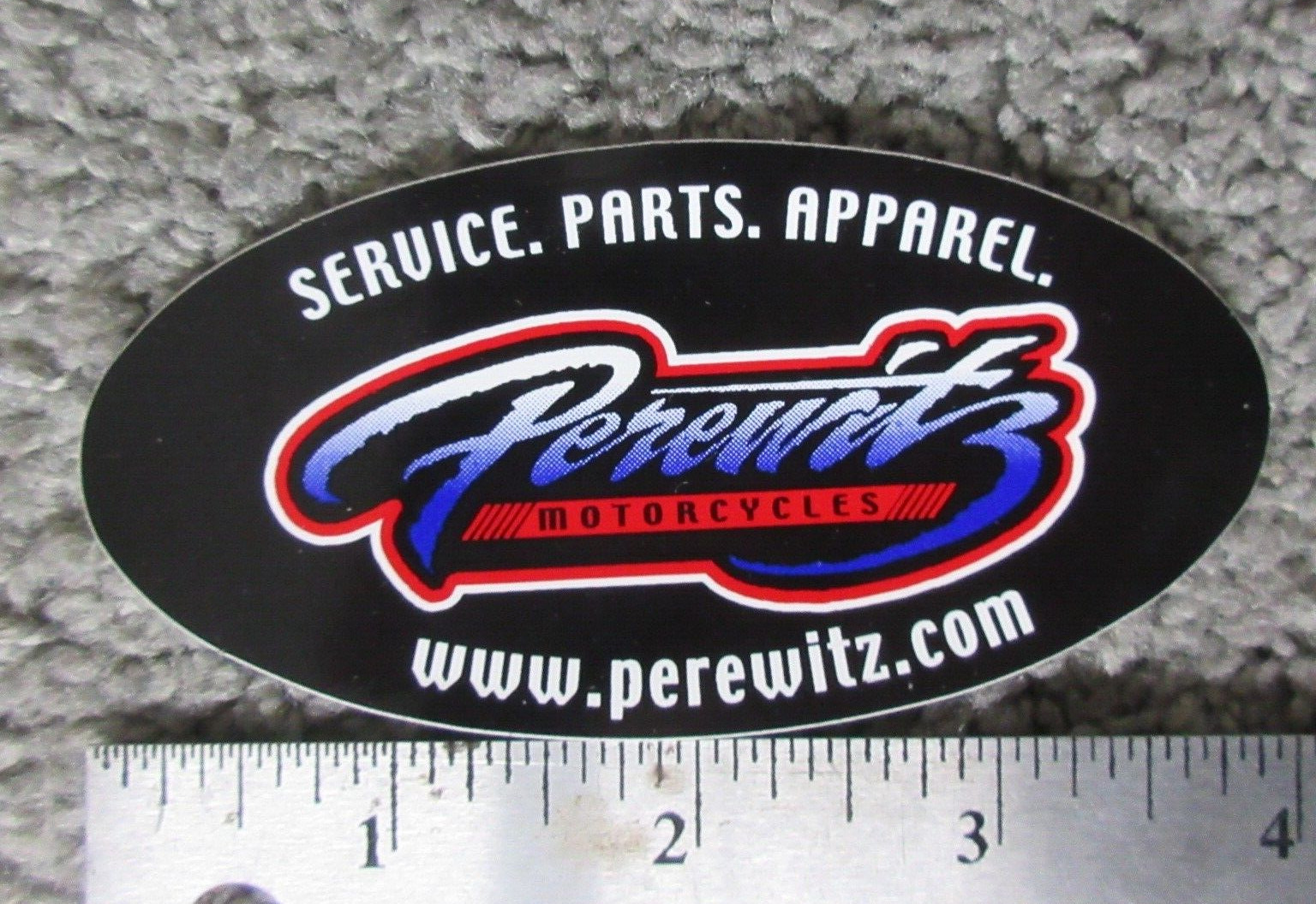 LOT 4x VICIOUS CYCLES PEREWITZ MOTORCYCLES LOGO SMALL DECAL STICKER