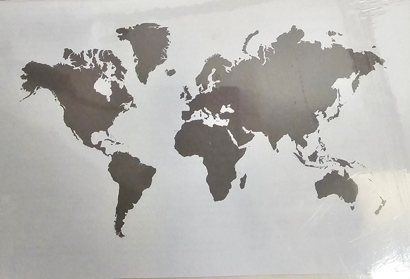 Ikea KLÄTTA Klatta World Map Layout Wall Stickers Decals