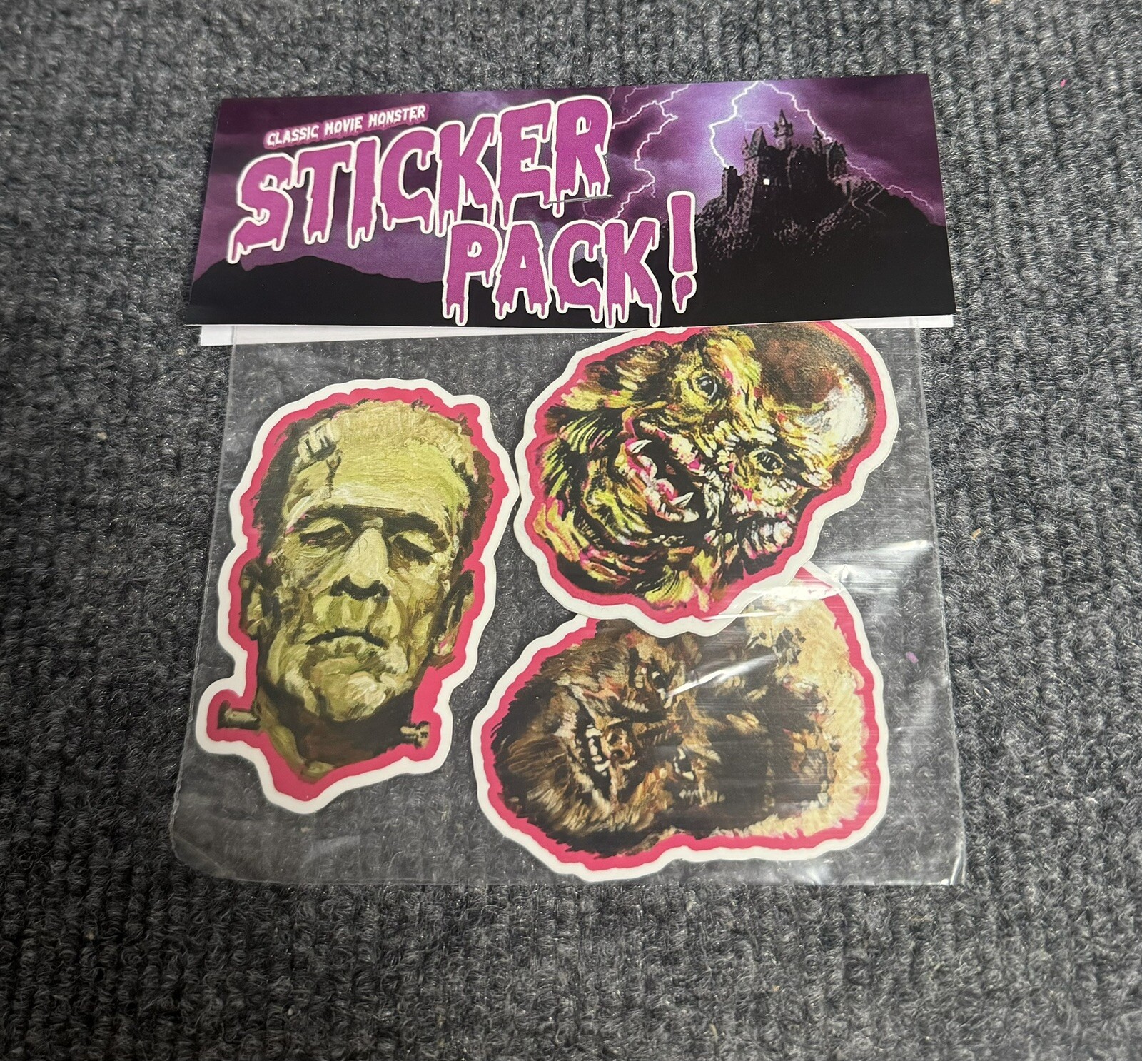 MONSTER Classic Movie Monsters Vinyl Sticker Pack – FREE SHIPPING!