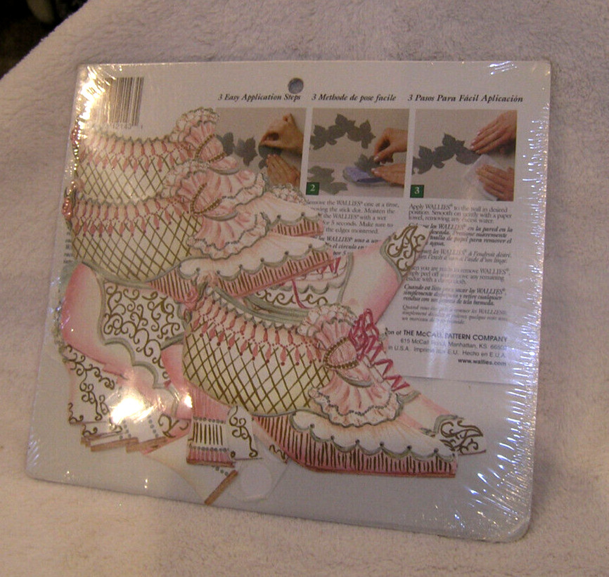 25 Antique Shoes Wallies Pink Green and Gold Coloring Wallpaper Cutouts
