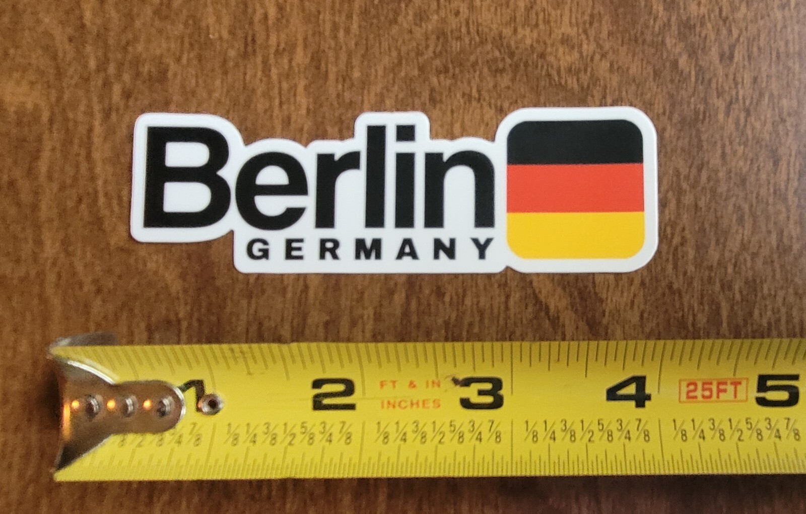 Berlin – Germany – Sticker with German Flag design
