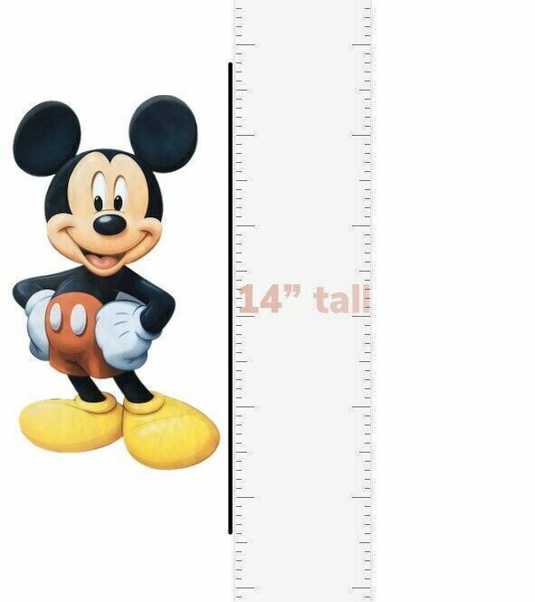 34Piece Mickey Minnie Mouse Removable Sticker Wall Decals for Boys & Girls Room