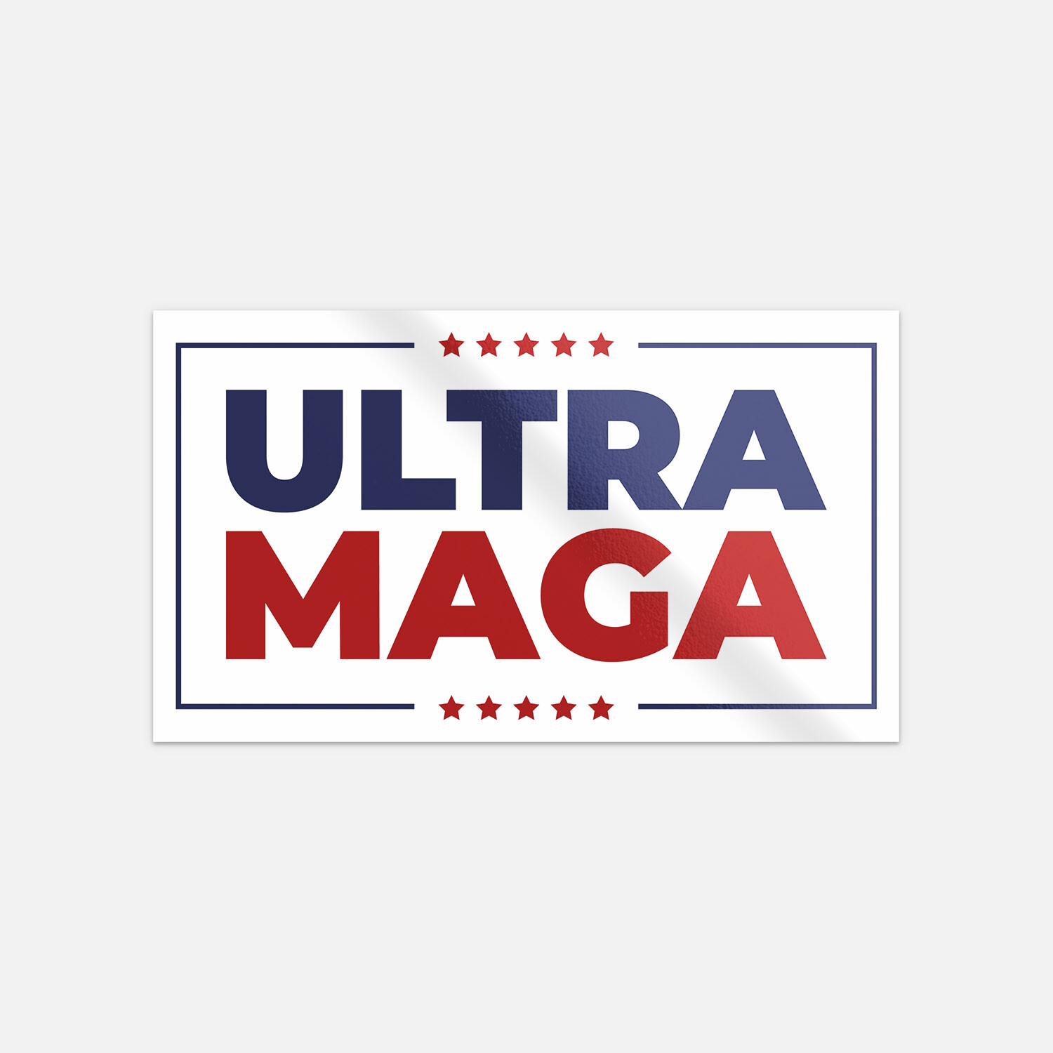 Ultra Maga Trump 2024 Car Bumper Vinyl Sticker Decal
