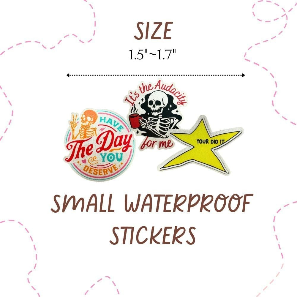 50 Irresistibly Funny Waterproof Stickers – Meme Fun for Adults Everywhere