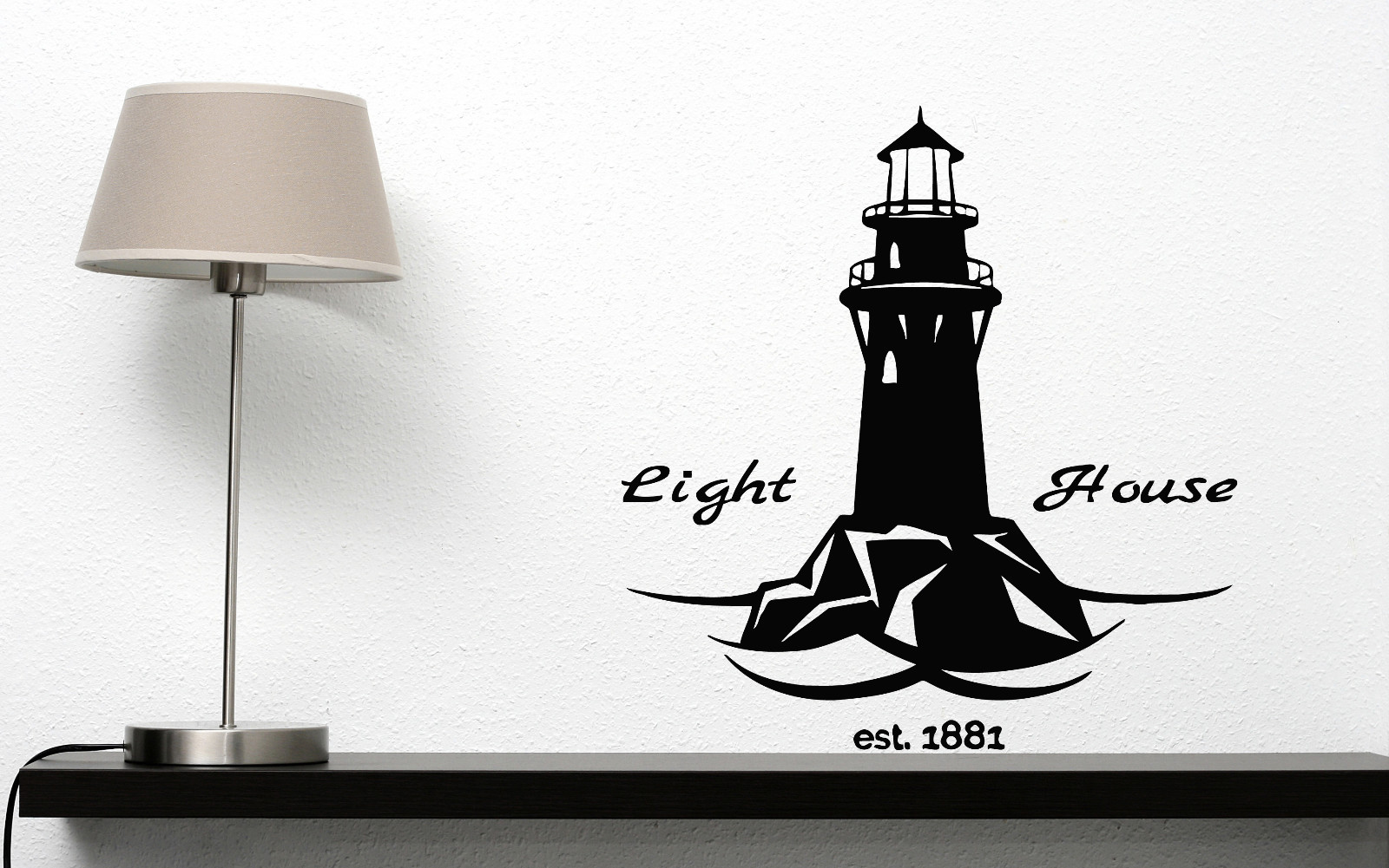 Vinyl Decal Lighthouse Device Light Sound Detect Coast Wall Sticker (n586)