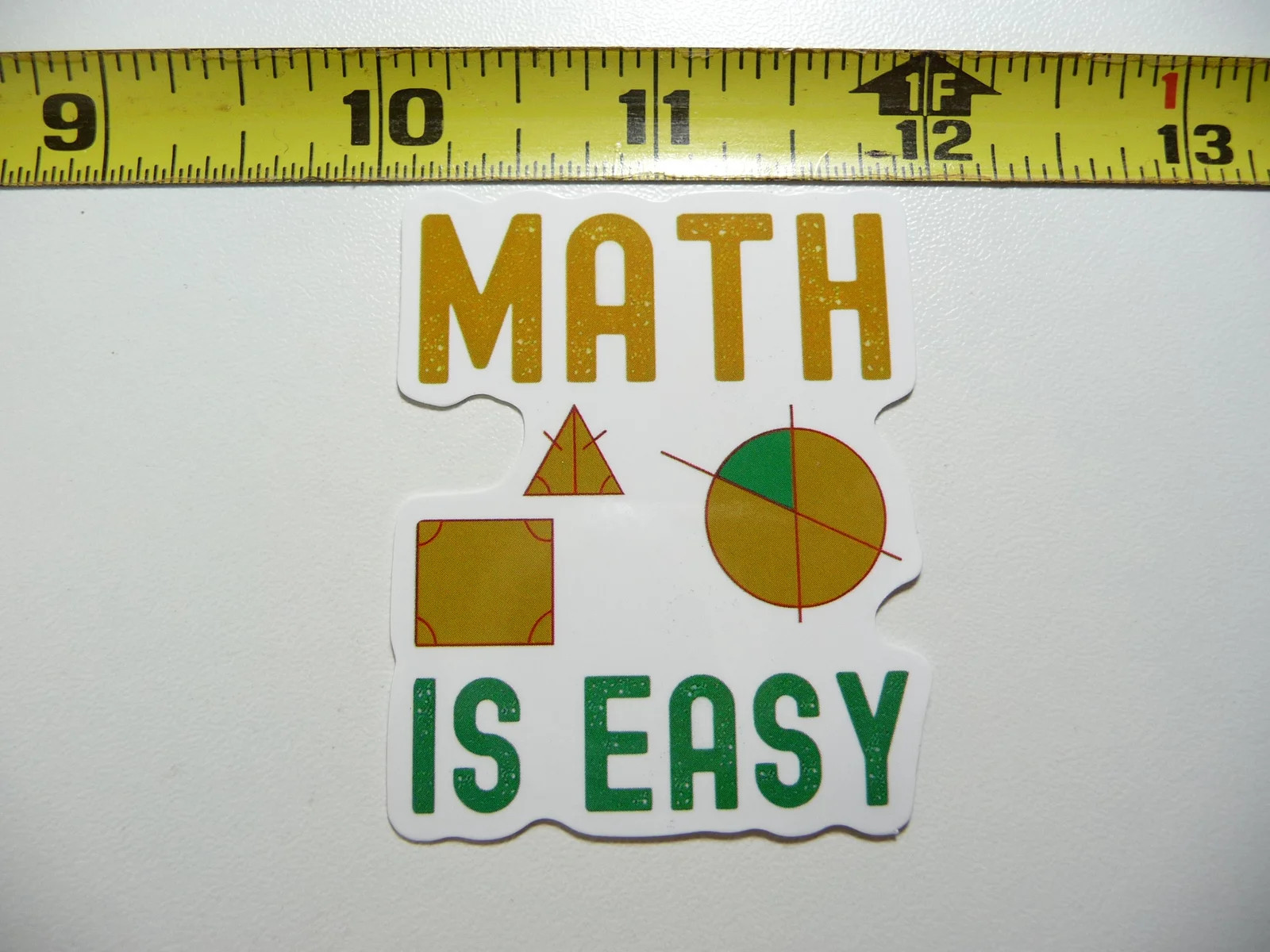 MATH IS EASY SMALL STICKER DECAL TEACHER STUDENT SCHOOL COLLEGE FUNNY