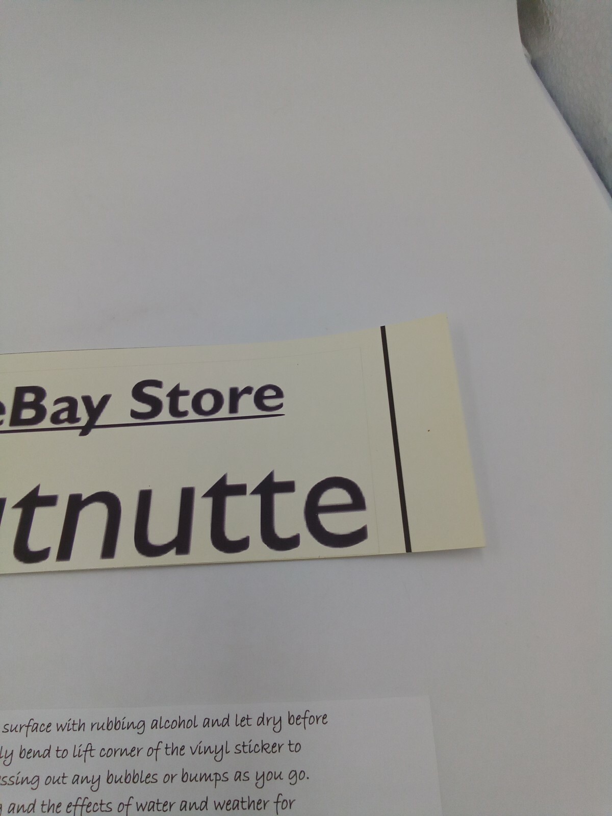 Bumper stickers That Says Ebay Store nutnutte New