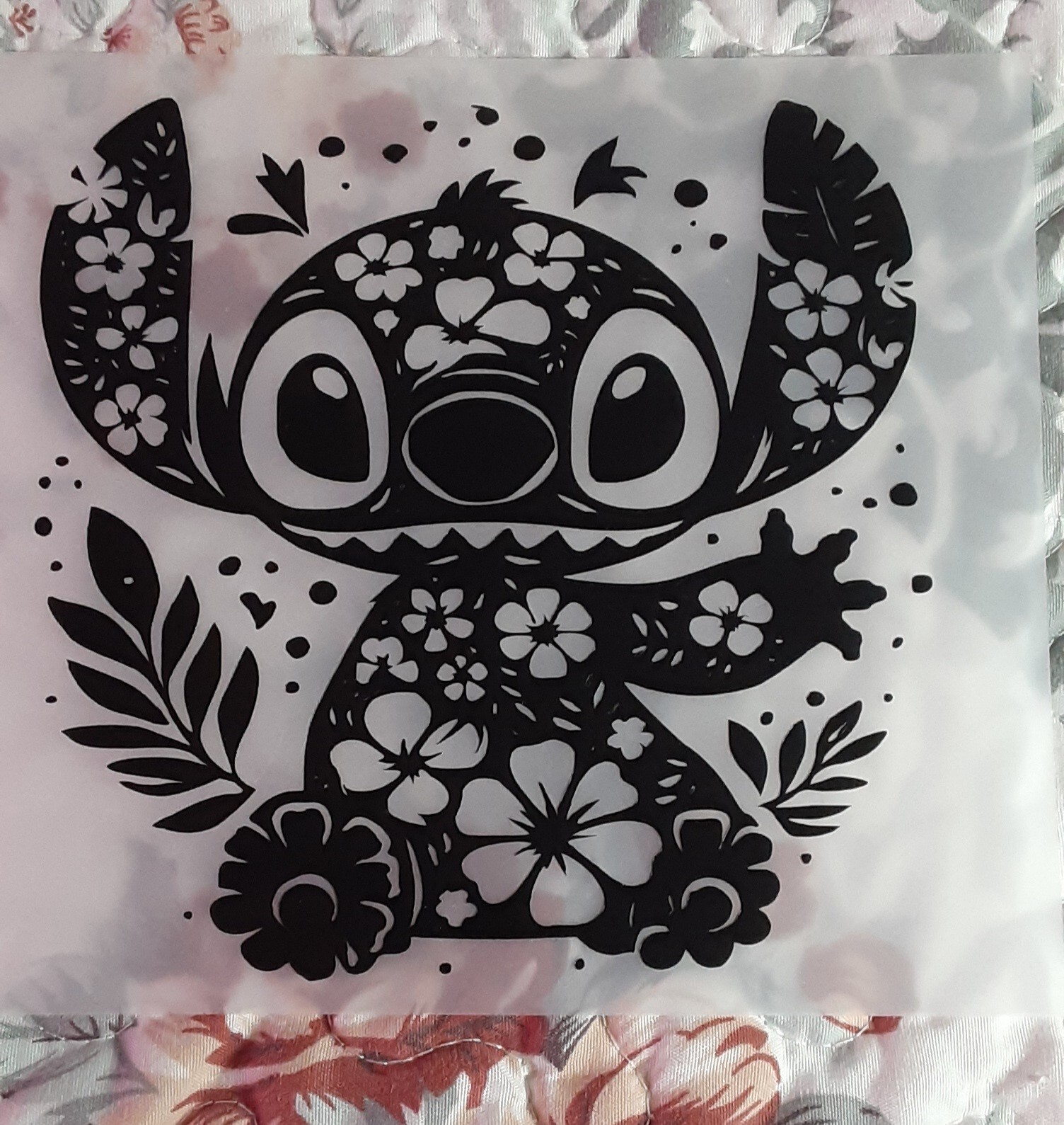 Stitch Decal 5×5 Choose Color, Car, Home, Crafting