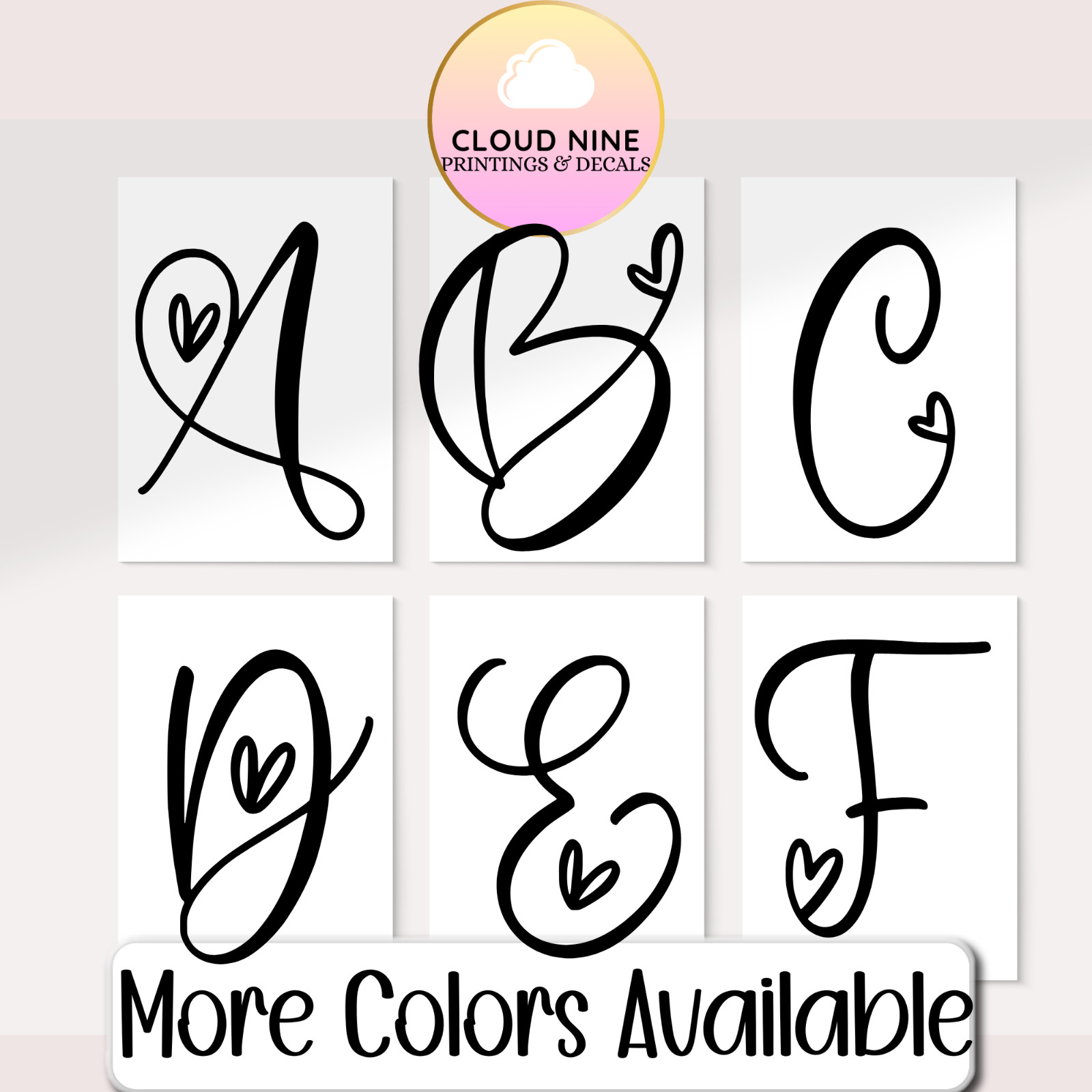 Monogram Decal Vinyl Personalized Decal Tumbler Name Initial Sticker Laptop